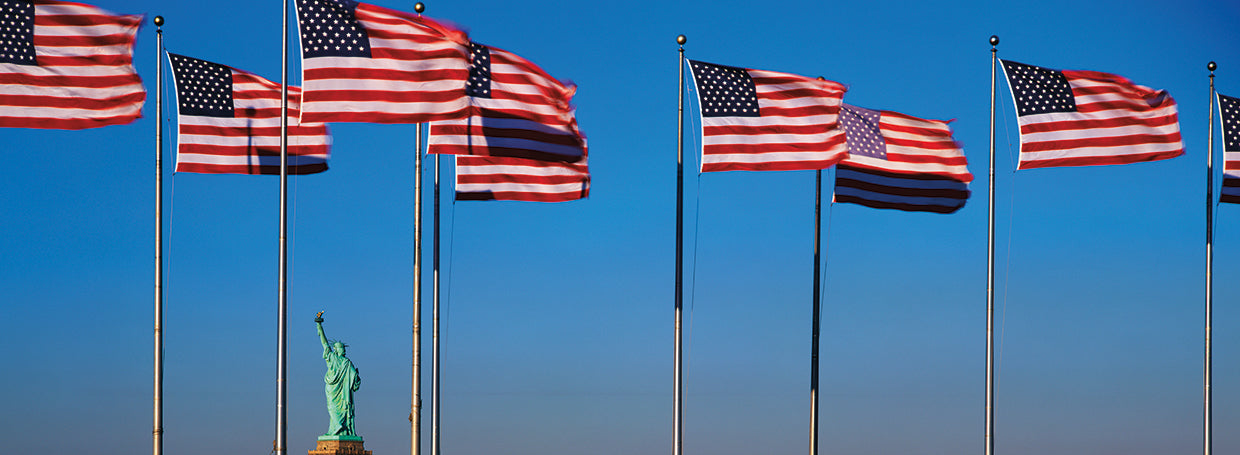 Flags in New York