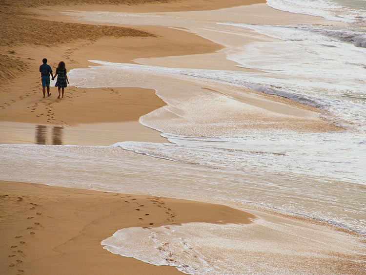 Pareja en Makena Beach Lienzo