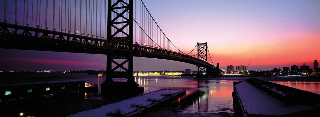 Sunset, Ben Franklin Bridge