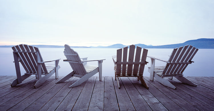 Chairs at Moosehead Lake