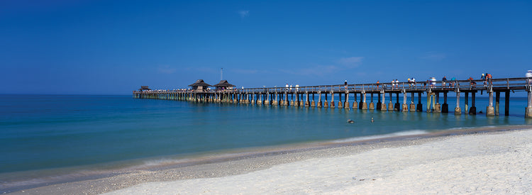 Muelle sobre el mar Lienzo