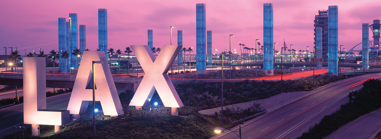 Al llegar a Los Ángeles Lienzo
