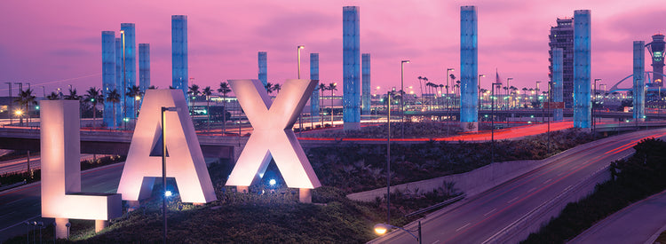 Al llegar a Los Ángeles Lienzo
