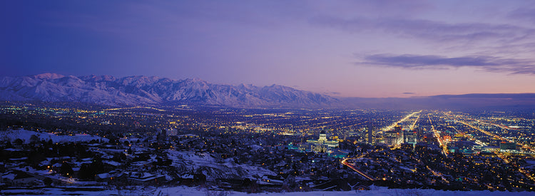 Anochecer de Salt Lake City Lienzo