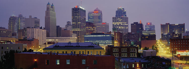 Crepúsculo Kansas City, MO Lienzo