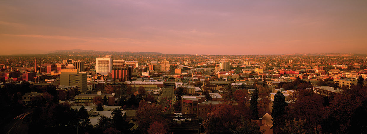 Anochecer de Spokane Lienzo