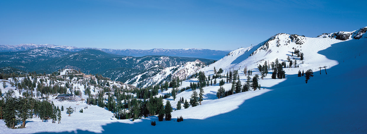 Montañas Tahoe cubiertas de nieve Lienzo