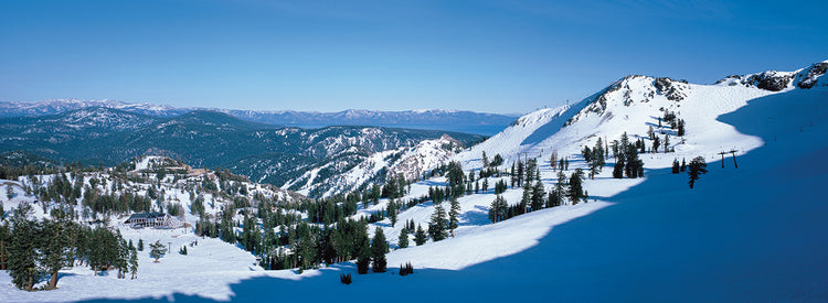 Montañas Tahoe cubiertas de nieve Lienzo