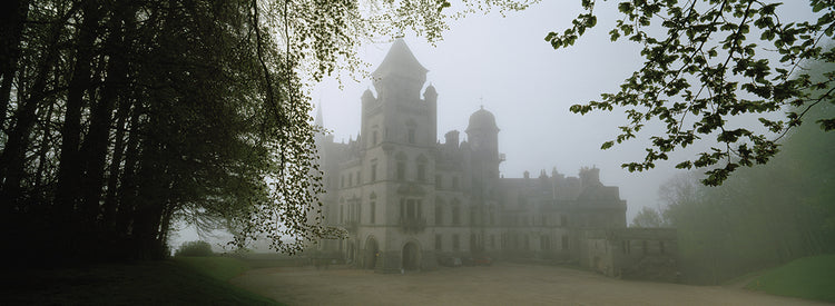 Castillo de Dunrobin en la niebla Lienzo