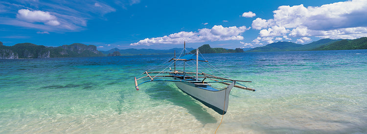 Barco de pesca de Palawan Lienzo