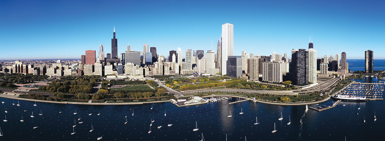 Barcos atracados en Chicago Lienzo