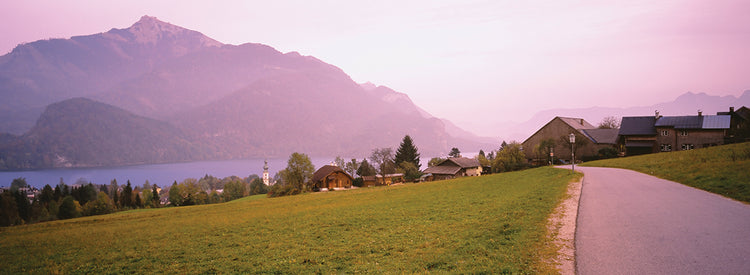 Camino vacío en Austria Lienzo