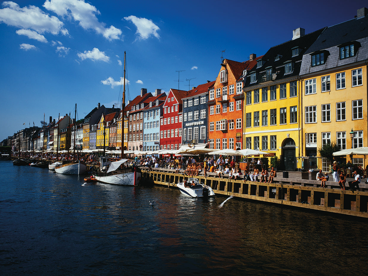 Paseo marítimo de Copenhague Lienzo