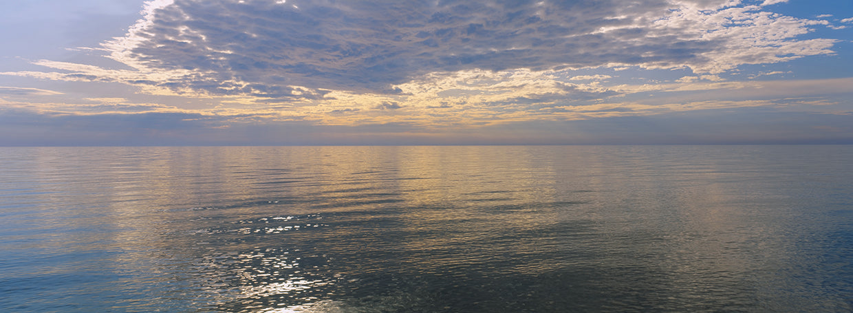 Crepúsculo lago michigan Lienzo