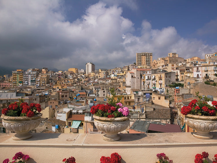 Balcón en sicilia Lienzo