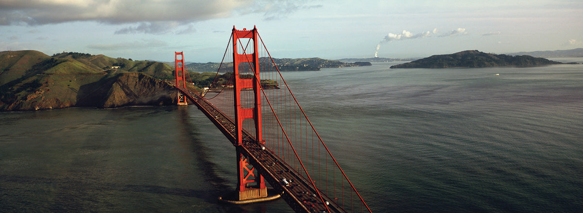 Red Bridge over the Bay