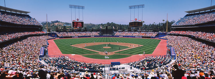 Espectadores del Dodger Stadium Lienzo
