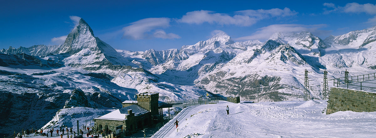 Skiing Near the Matterhorn