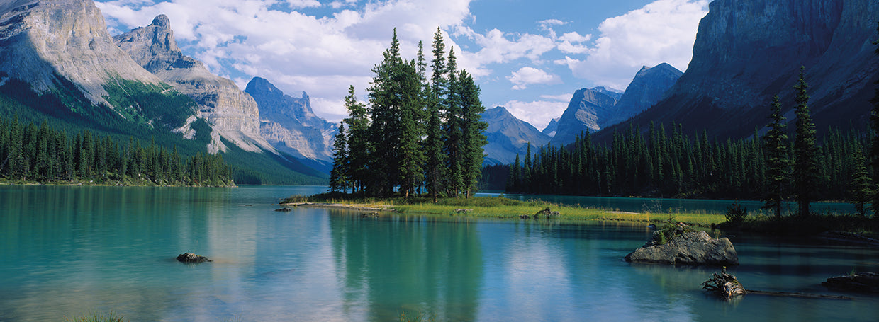 Lago del parque Banff Lienzo