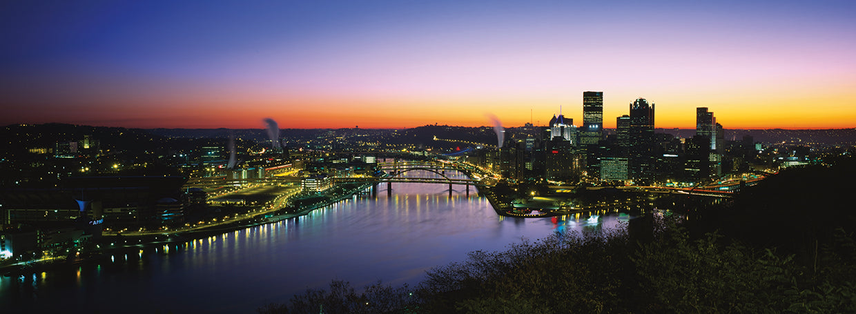 Pittsburgh al amanecer Lienzo