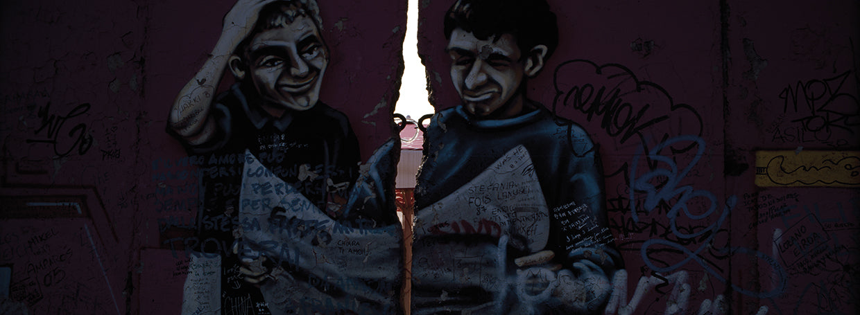 Muro de graffiti de Berlín Lienzo