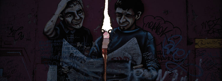 Muro de graffiti de Berlín Lienzo