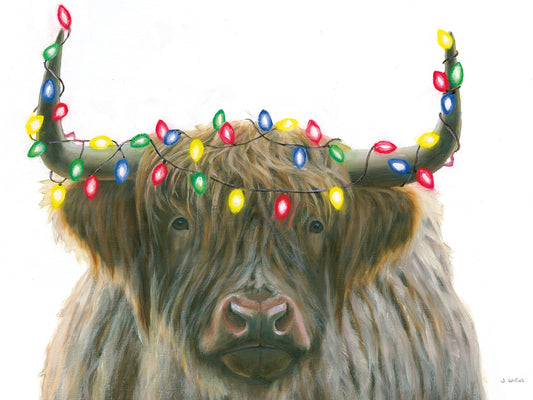 Holiday Highlander Canvas Print