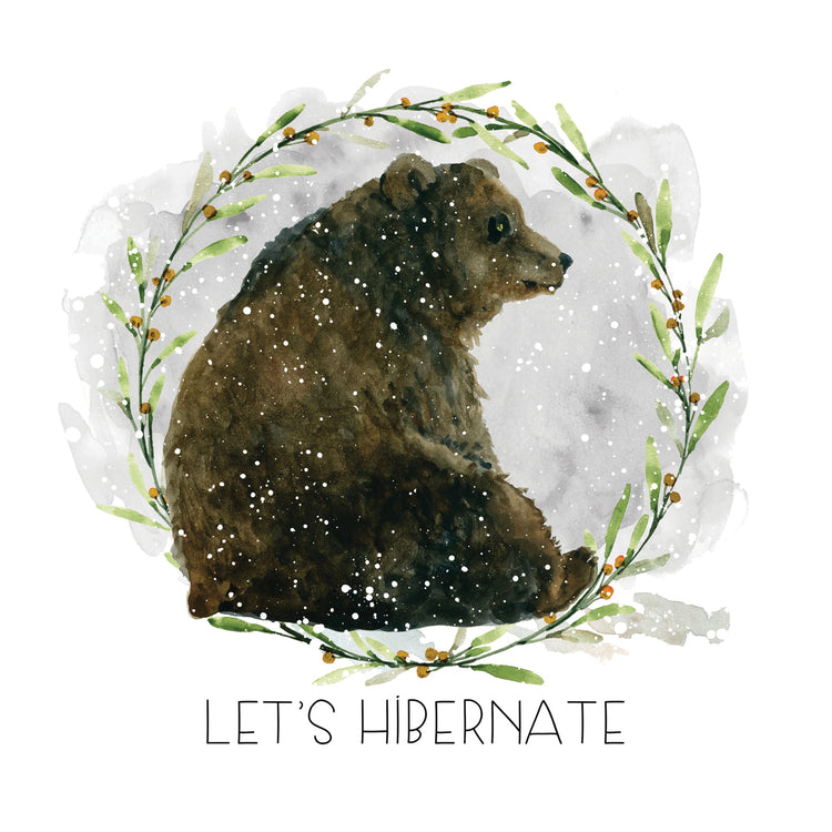 Oso de consejos de invierno Lienzo
