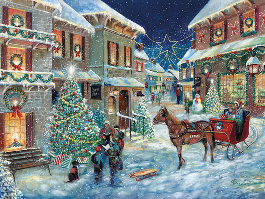 Holiday Joy Caroling Canvas Print