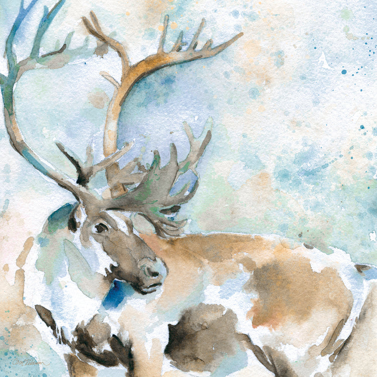 Caribou on Blue