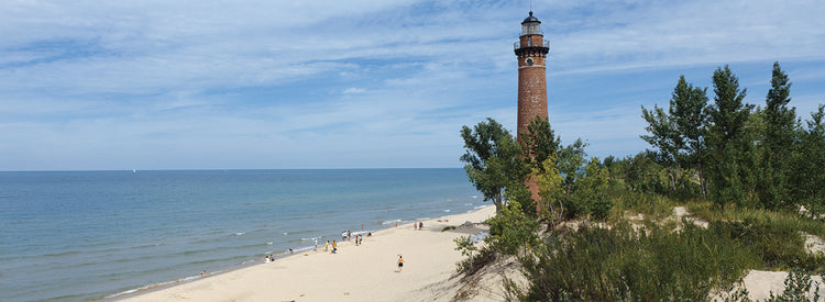 Faro en Silver Lake Lienzo