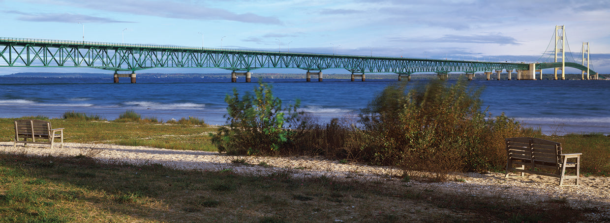 Puente Mackinac de Michigan Lienzo