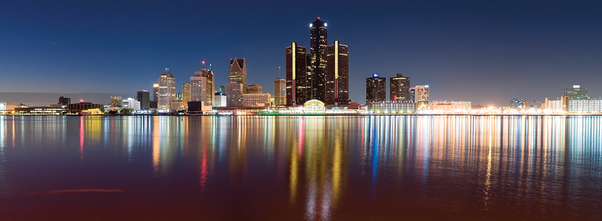 Reflections of Detroit's Skyline