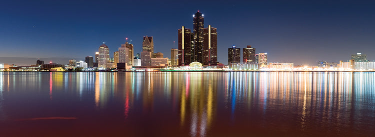 Reflections of Detroit's Skyline