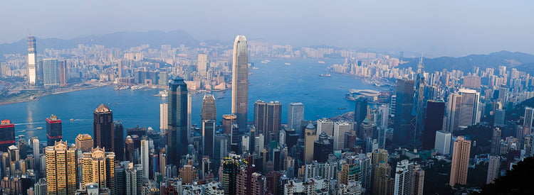 Rascacielos de Hong Kong Lienzo
