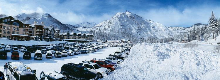 Snowy Cars in Tahoe