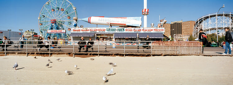 Tourist's at Coney Island