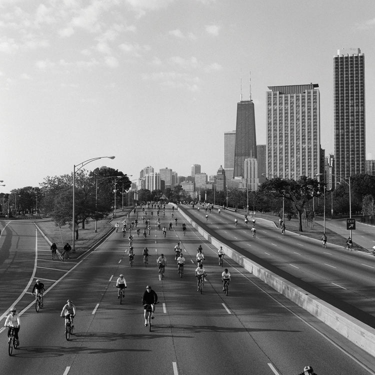 Bicicleta de Chicago The Drive Lienzo