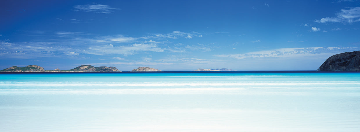 Paisaje marino en Lucky Bay Lienzo
