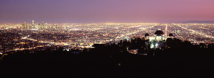 Vista aérea de Los Ángeles Lienzo