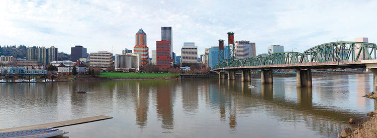 Puente sobre el río Willamette Lienzo