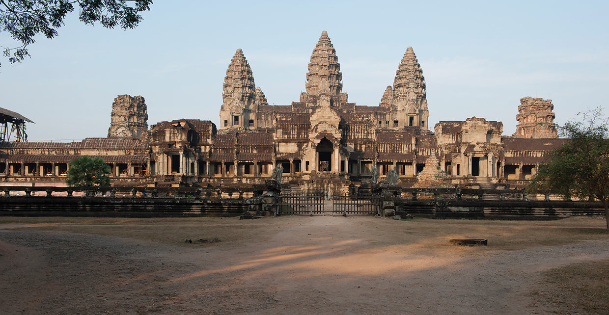 Facade of Cambodian Temple