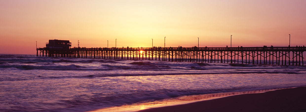 Newport Pier at Dusk