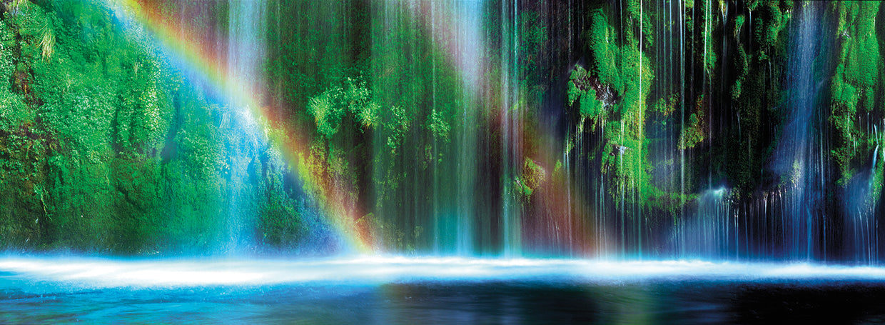Arcoiris en una cascada Lienzo