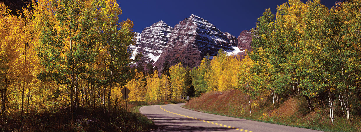 Passing Through Maroon Bells