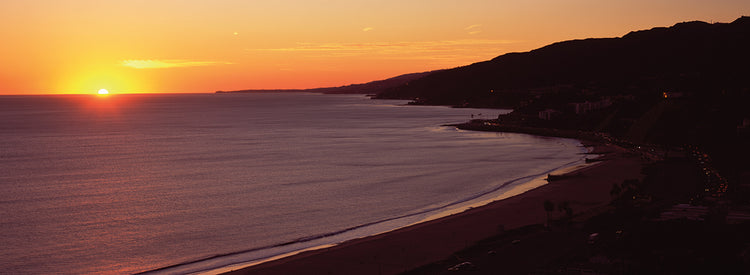 Malibu Beach at Sunset