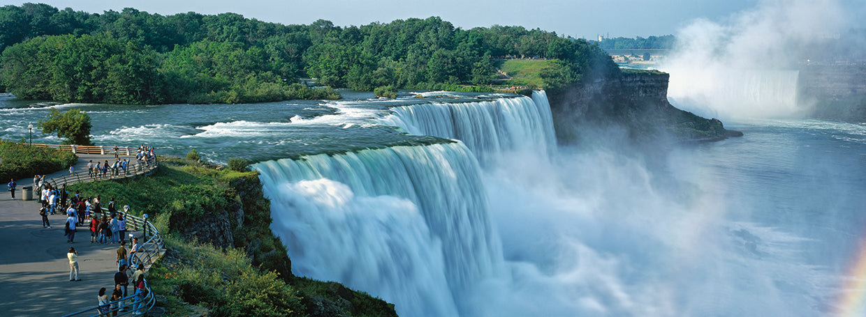 Turistas en las Cataratas del Niágara Lienzo