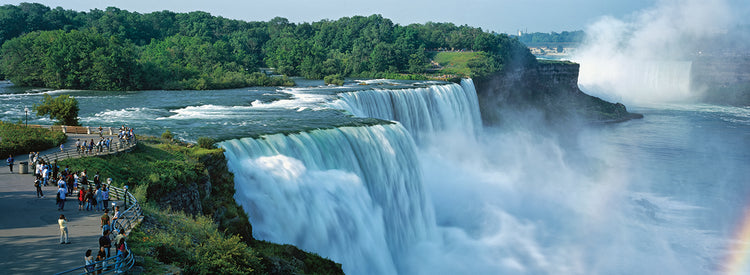 Turistas en las Cataratas del Niágara Lienzo
