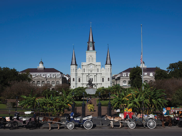 Carriages at St. Louis Cathedral