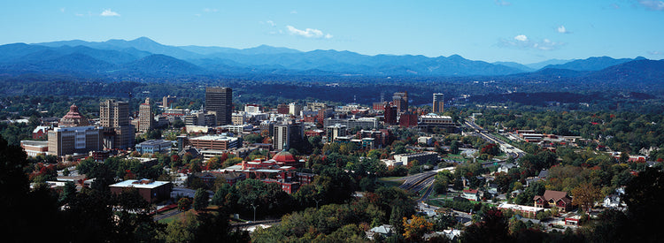 Asheville desde arriba Lienzo